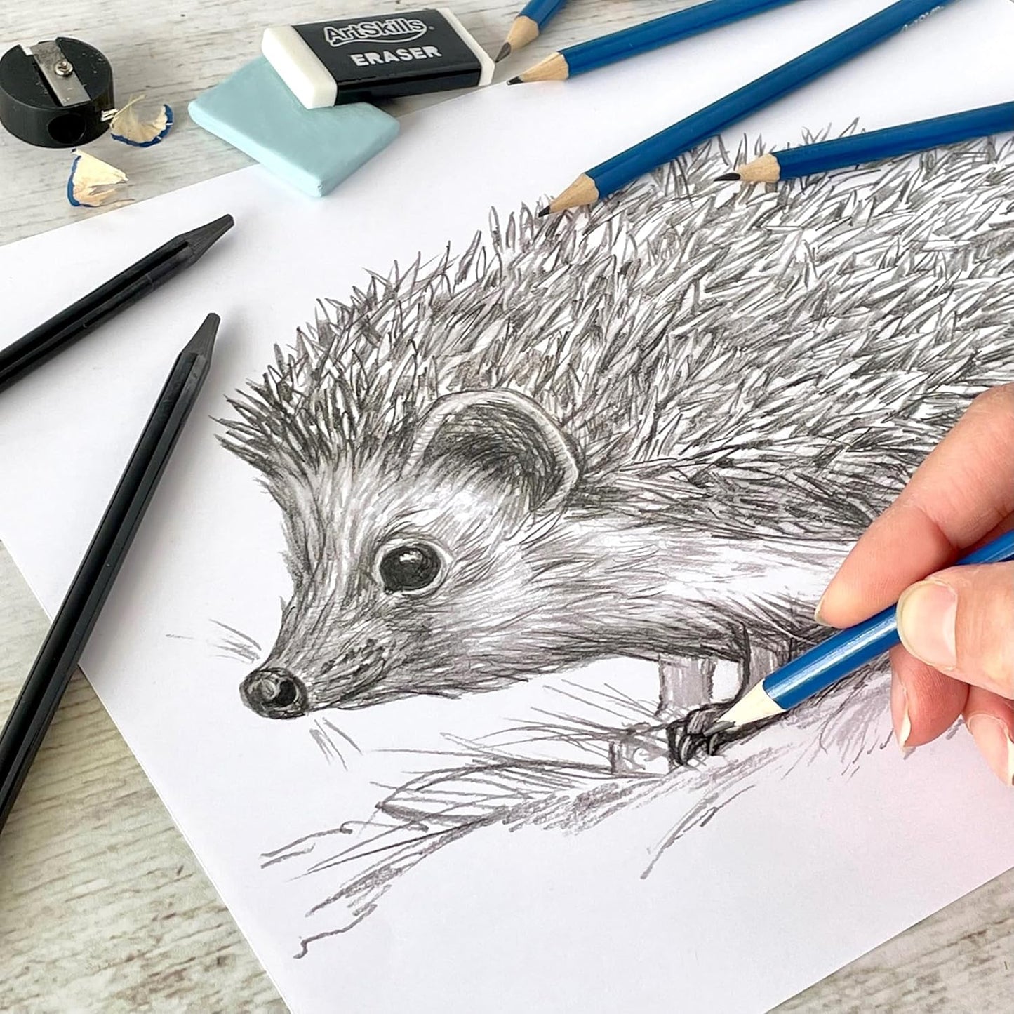 ArtSkills Sketch Pencils for Drawing, Graphite Art Pencil Set for Sketching & Shading, 8pc