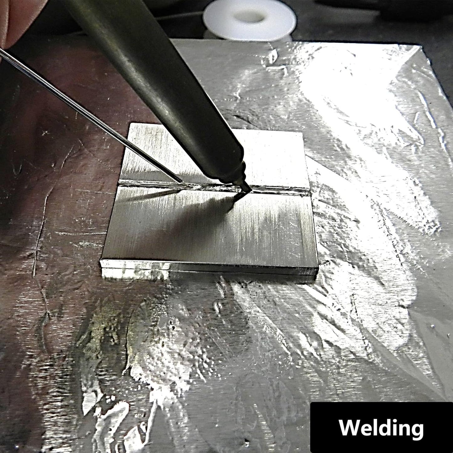 6061 T651 Aluminum Sheet Metal 8" x 12" x 1/4"(6MM) Flat Plain Thick Aluminum Plate Covered with Protective Film, 6MM Heat Treatable Rectangle Aluminum Metal Plate for Crafting, Industrial