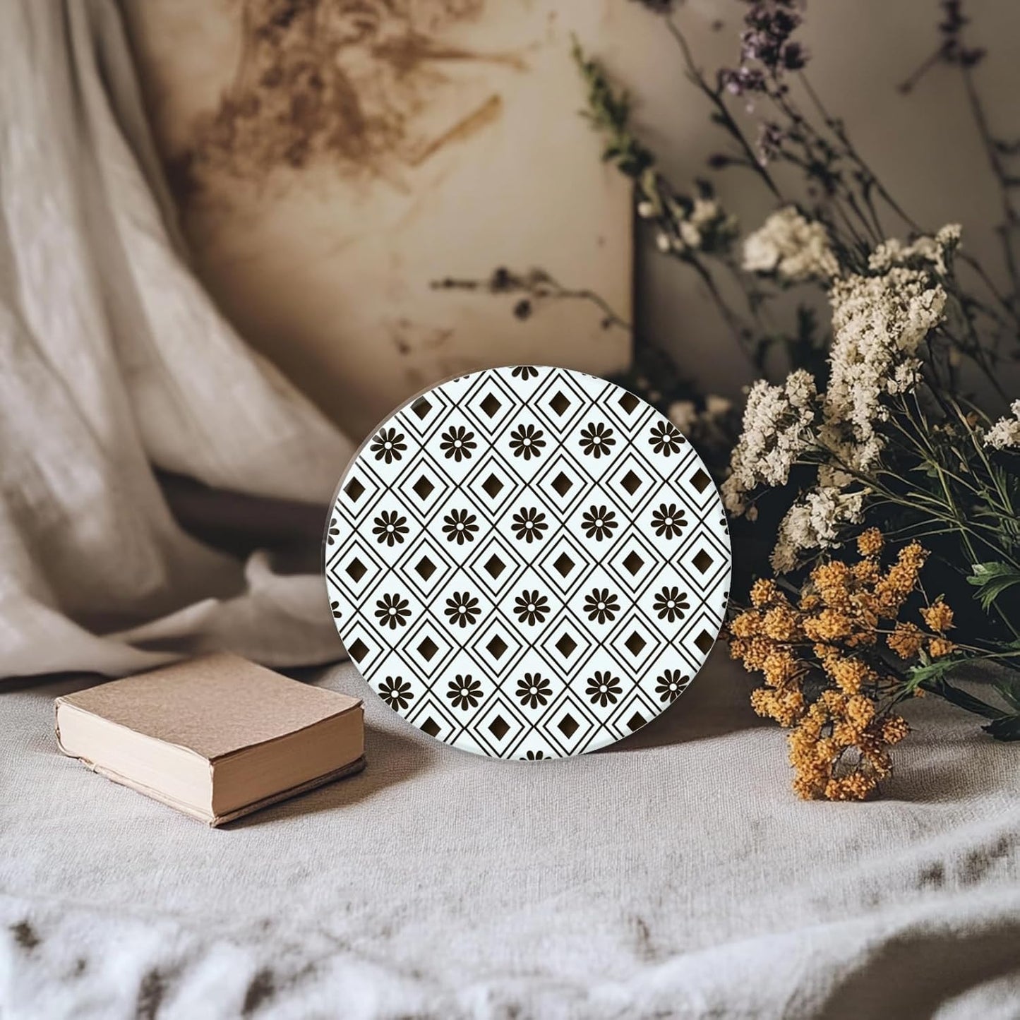 CHGCRAFT Plaid Pattern Polymer Clay Texture Sheets Rhombus Style Silicone Texture Stamp Clay Texture Mat Modeling Pattern Pad Sheets for Jewelry and Earrings Tools, 5.5x5.5 inch