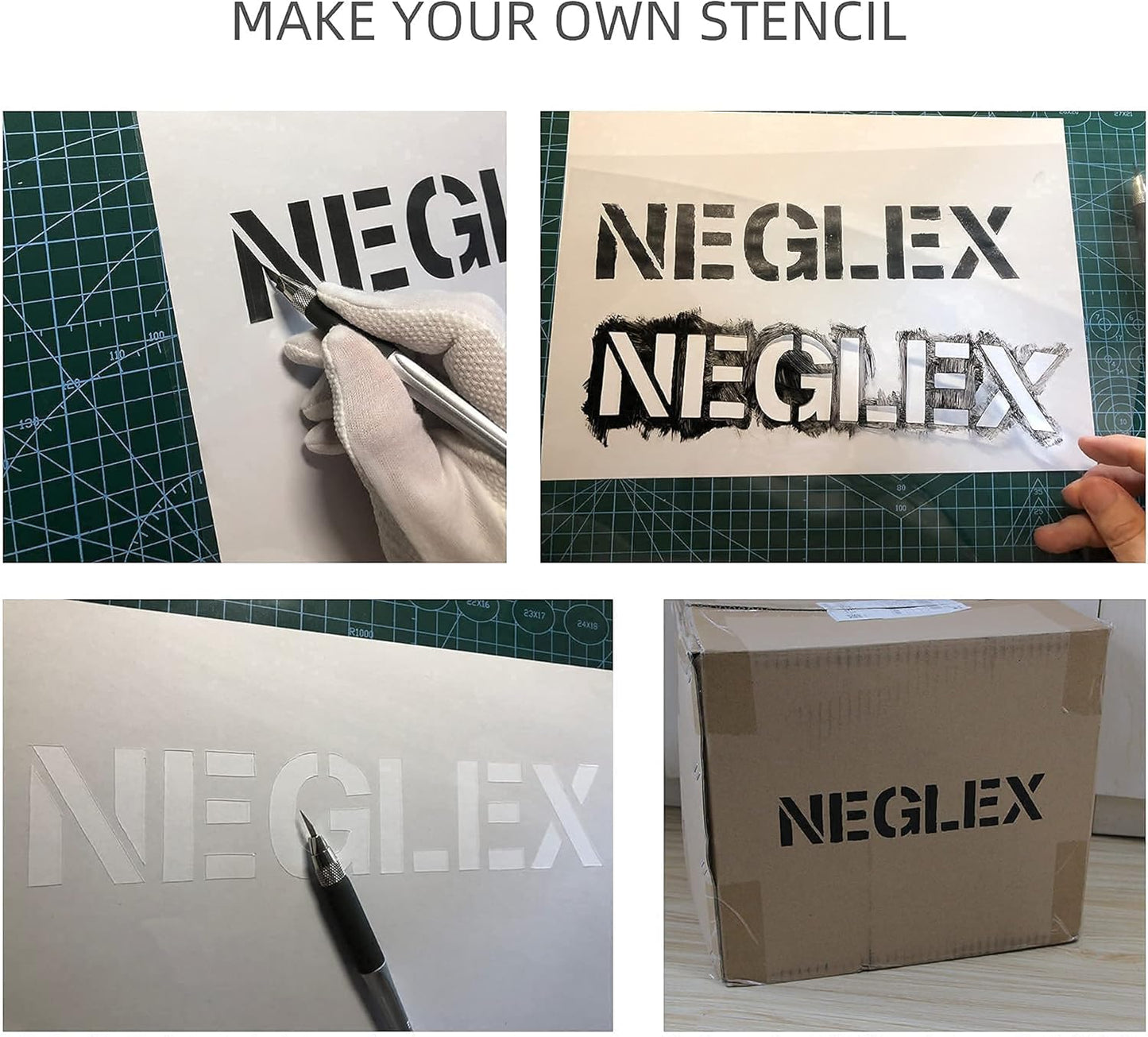 16PCS 6 Mil Blank Mylar Stencil Sheets,12 X 12 Inch Clear Plastic Sheets, Clear Acetate Sheet for Cricut Crafts, PET Plastic Sheet for Crafts and Cutting Machine (6 Mil)