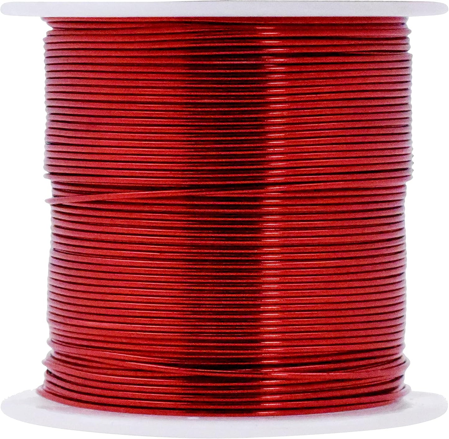 Mandala Crafts 20 Gauge Anodized Aluminum Craft Wire for Jewelry Making - 450 FT Colored Flexible Silver Copper True Blue Brown Red Kelly Green Wire - Bendable for Bonsai Armature Crafting Sculpting