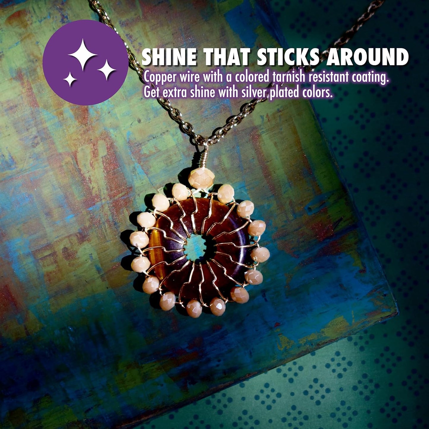 Artistic Wire, 34 Gauge Tarnish Resistant Brass Craft Wire, 1,150 ft