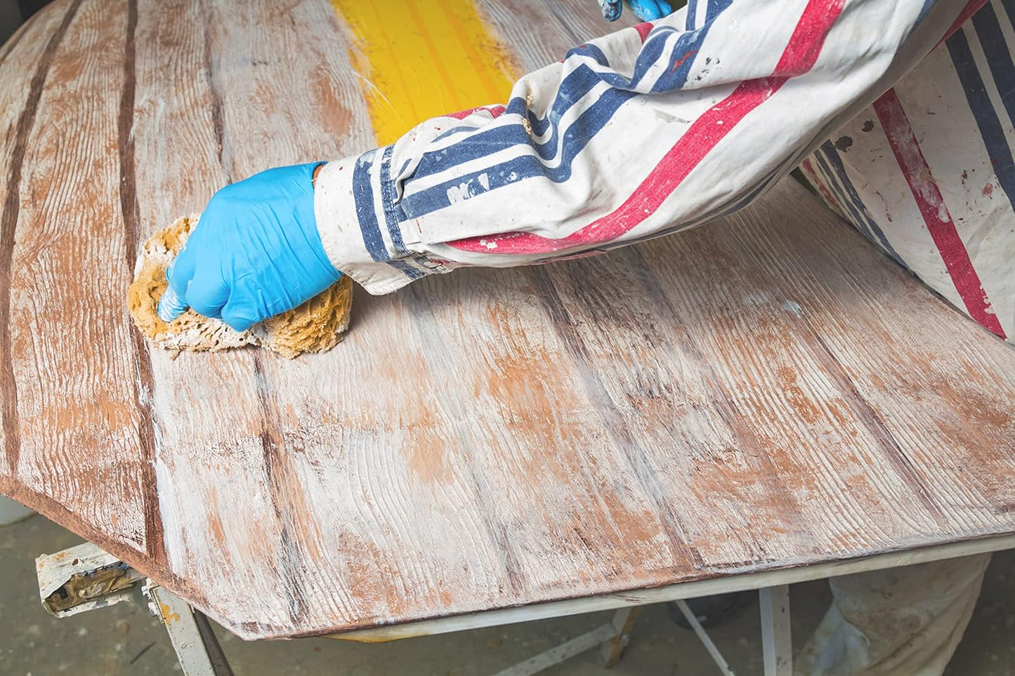 Natural Sea Wool Art Sponge: Premium Professional Grade 5"-6" Unbleached, Excellent for Painting, Decorating, Texturing, Sponging, Marbling Effects, Faux Finishes, Crafts & More by Lullingworth®