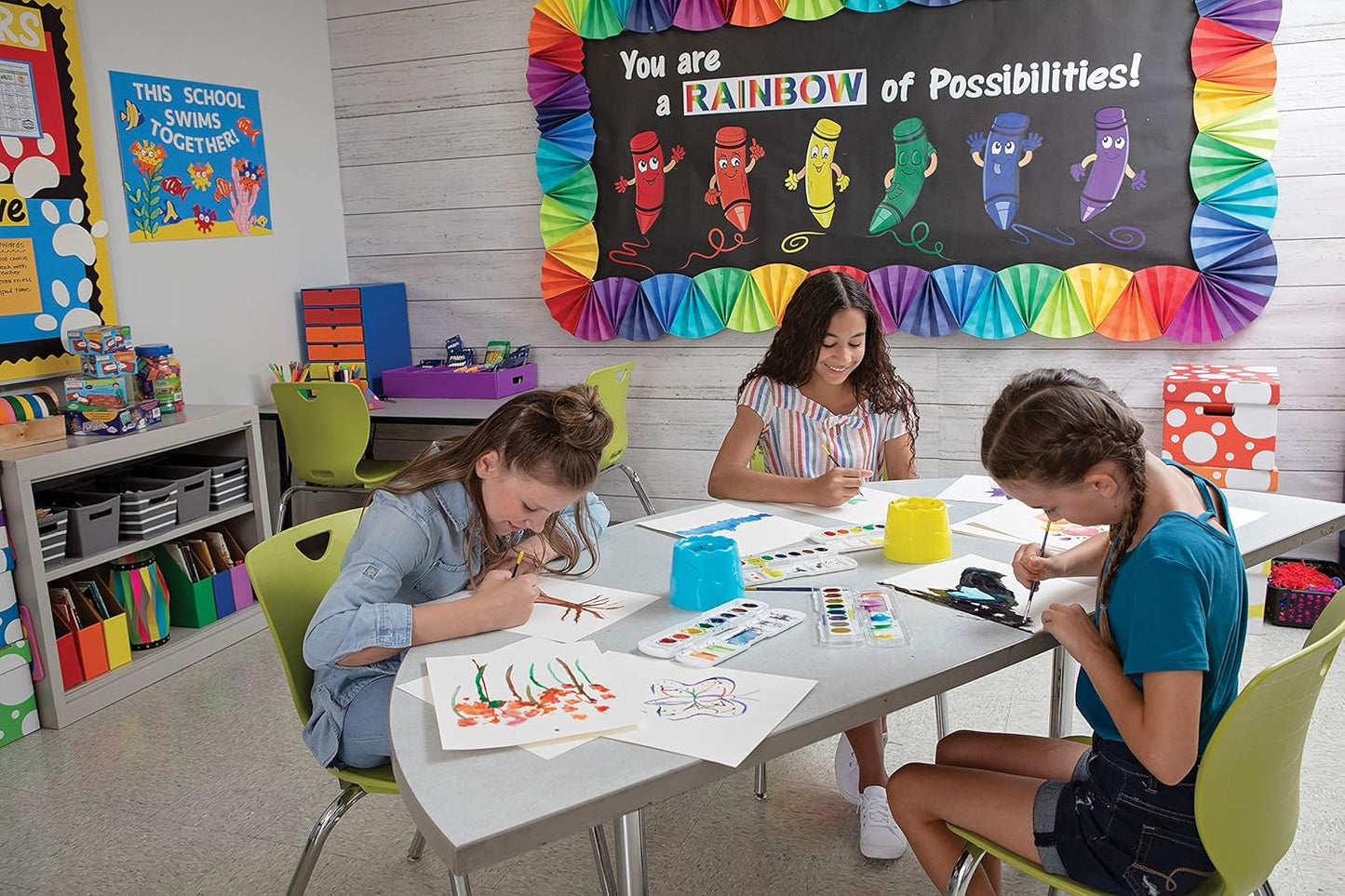 UCreate Watercolor Paper, White, Bulk, 90 lb., 12" x 18", 250 Sheets