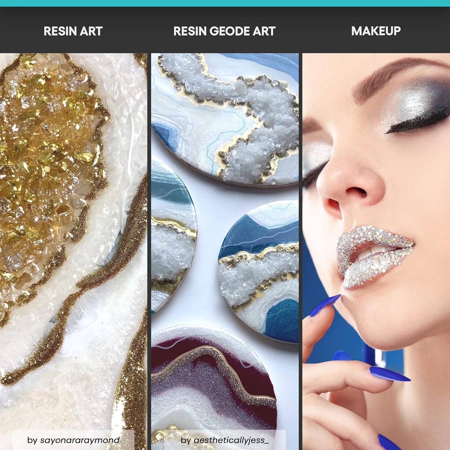 MEYSPRING White Pearl Mica Powder - 50g - White Resin Art Pigment - Mica Powder for Epoxy Resin - UV Resin Dye