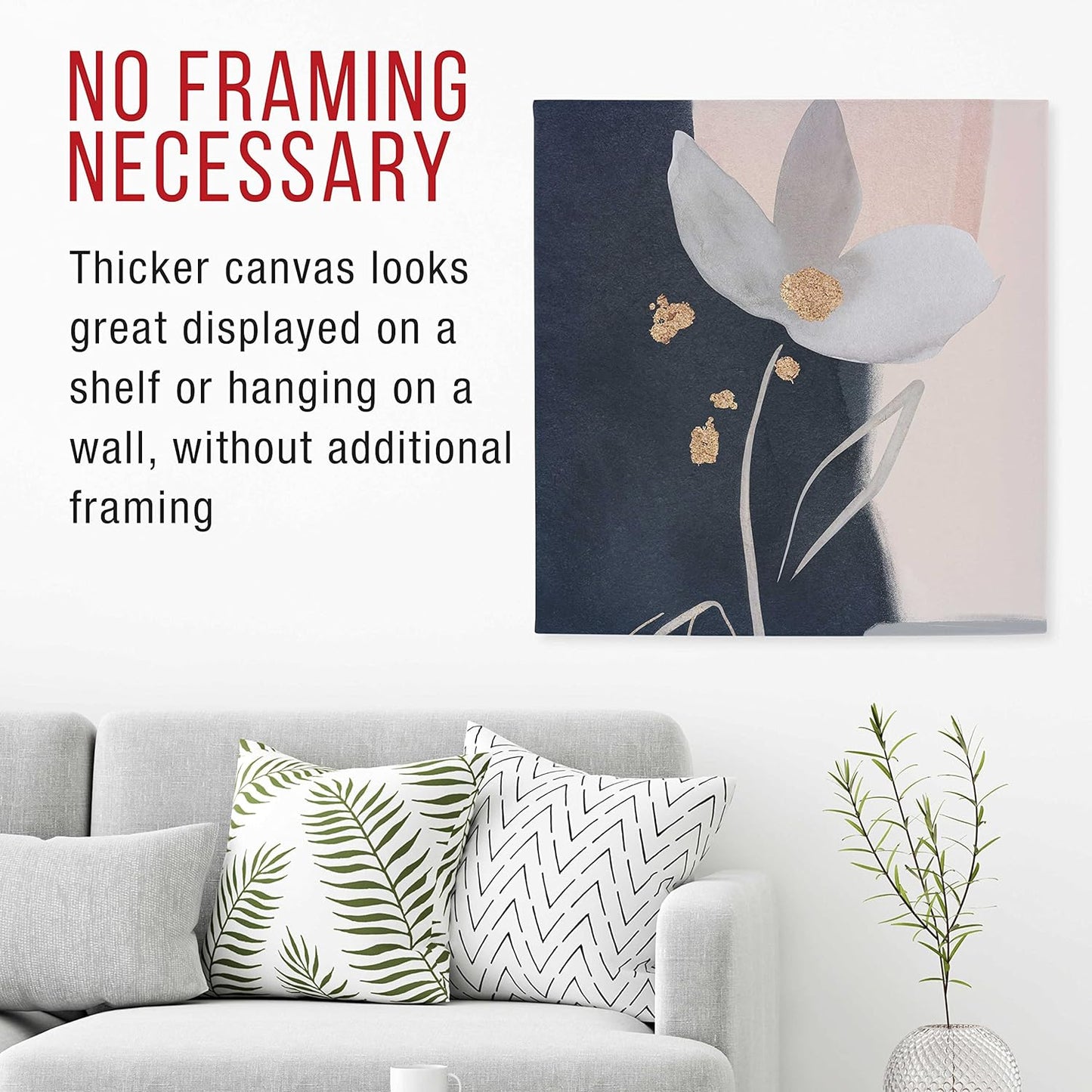 U.S. Art Supply X-Large Stretched Canvas for Painting 48x48 inch Gallery Depth 1-1/2" Thick, 2-Pack - 12oz Acrylic Gesso Triple Primed, Professional Artist Quality, 100% Cotton - Oil, Pouring Paint