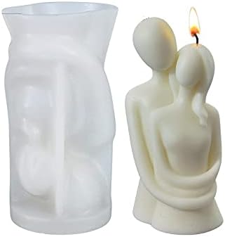 Love Couple Silicone Resin Mold - Boy and Girl Couple DIY Aromatherapy Decoration