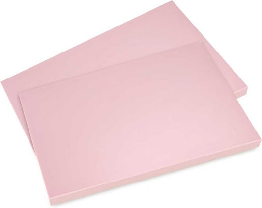 2 Pack 4"x6" Pale Pink Rubber Stamp Carving Blocks Pink Rubber Carving Blocks Linoleum Block for Stamp Maker Printmaking Supplies