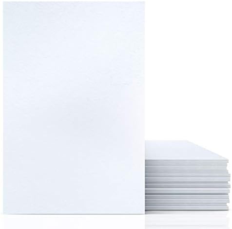 White Foam Board 20 x 30 x 3/16" (5mm) Inch, 15 Pack Acid-Free Foam Core Poster Board Sheets for Art, Crafts, Presentation, Vision Board, Signboard, and Party Decorations