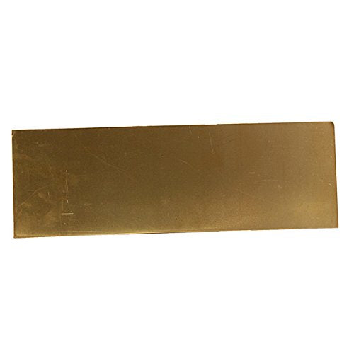 CynKen 1 Pieces 3mmx100mmx100mm Corrosion Resistant H62 Brass Sheet Plate Industry DIY Experiment Sheet