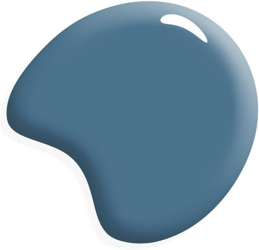 AMY HOWARD AT HOME Chalk-Based One Step Paint for Furniture, Cabinetry, Decor, Finish, and More | No Stripping, Sanding, or Priming | Medium Base | 16 Ounce | Chavant Blue