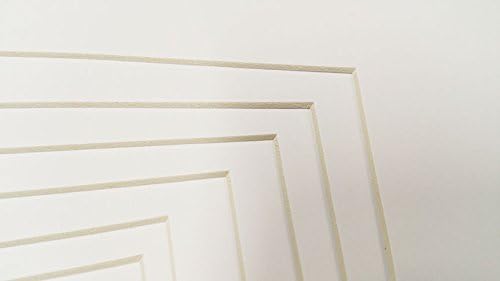 5x7 Mat for 8.5x11 Frame - Precut Mat Board Acid-Free Show Kit with Backing Board, and Clear Bags Marzipan Beige 5x7 Photo Matte For a 8.5x11 Picture Frame Matboard for Framing, Pack of 25 Mats