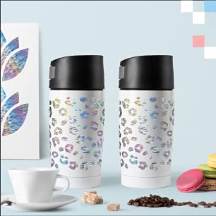 VViViD Mosaic+ Silver Brushed Holographic 1ft x 5ft Crafting Vinyl Crinkle-Free 8yr UV Finish Crafting Vinyl