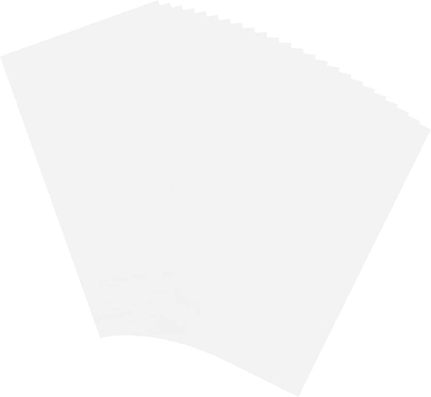 MECCANIXITY 50 Sheets Heat Reactive Foil, 20x29cm Silver Foil Transfer Sheets Toner Reactive Foil Transfer Foil Sheets Hot Foil Stamping Paper for Crafts DIY Cardmaking Album Decoration