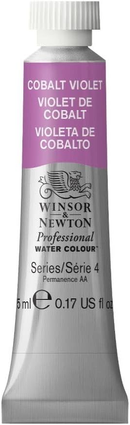 Winsor & Newton Professional Watercolor, 5ml (0.17-oz) Tube, Cobalt Violet