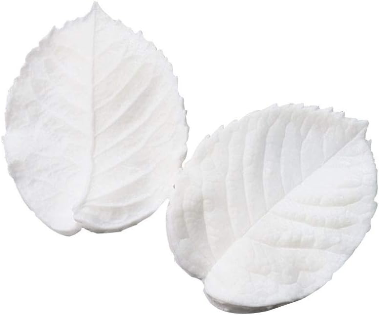 KALAIEN Leaf Petal Veiner Gum Paste Mold Sugar Craft Tools Rose Flower Leaf Vein Double Veiners Mold