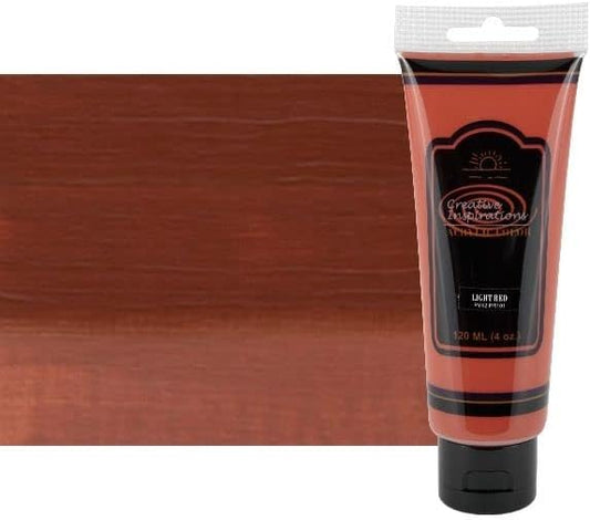 Creative Inspirations Acrylic Paint - Light Red - 120 mL Tube - Smooth & Creamy Consistency, Vibrant Pigmentation, Great Coverage for Artists - Clean Up with Soap & Water
