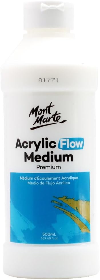 Mont Marte Premium Acrylic Flow Medium 16.9oz (500ml) (Pack of 2)