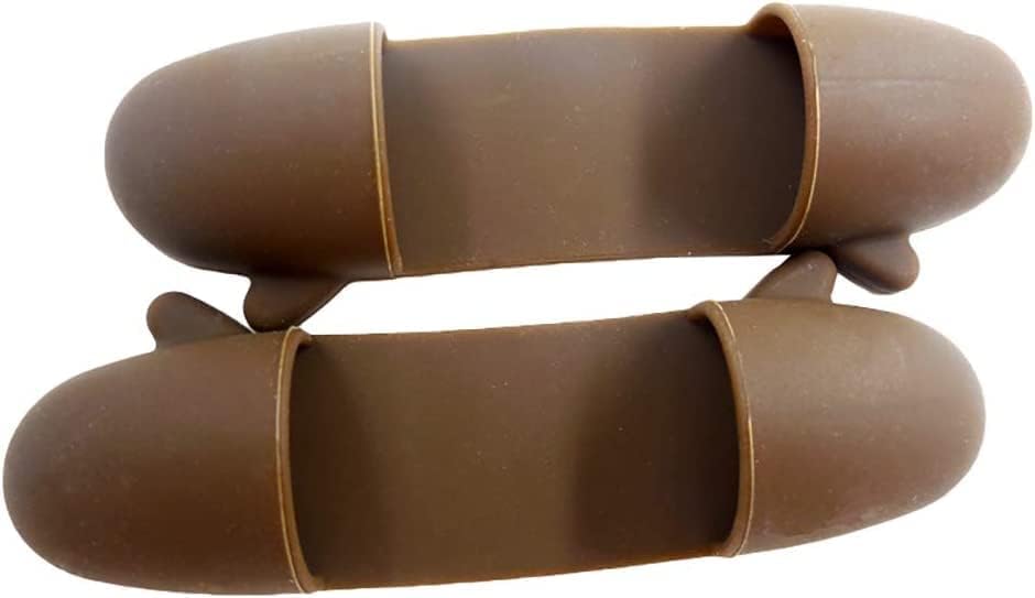 1 Pair Mini Silicone Finger Clip, Professional High Heat Resistant Finger Protection Guards Bowl Dish Plate Clamp Holder, Heat Insulated for Curling & Flat Irons, Wands, Blow Dryers