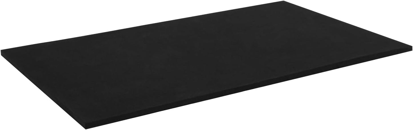 AMZQNART 2Pcs EVA Foam 5mm, Cosplay Foam Roll,16 x 59in Black, Suitable for Large Foam Cosplay Modeling, DIY Projects, Crafts, Ultra High Density 90 kg/m3.