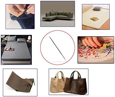 6" Upholstery Large Eye Long Needle Apply to Home or Work Hand Sewing Tapestry Embroidery (6 inch)