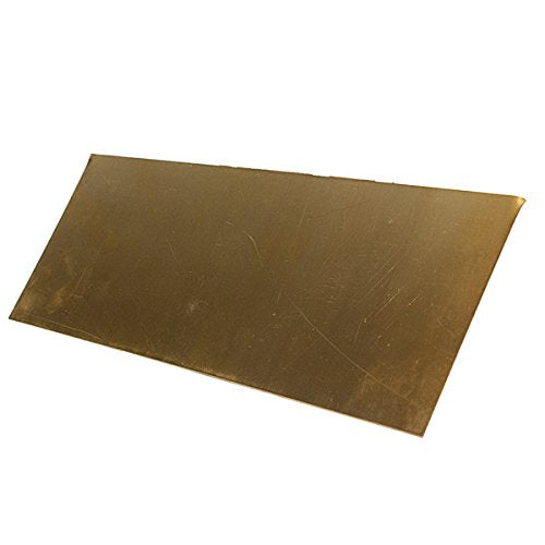 CynKen 1 Pieces 3mmx100mmx100mm Corrosion Resistant H62 Brass Sheet Plate Industry DIY Experiment Sheet