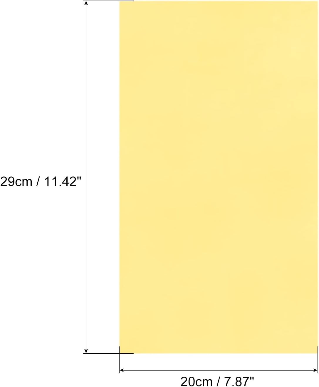 MECCANIXITY 50 Sheets Heat Reactive Foil, 20x29cm Matte Gold Foil Transfer Sheets Toner Reactive Foil Transfer Foil Sheets Hot Foil Stamping Paper for Crafts DIY Cardmaking Album Decoration