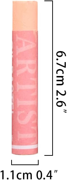 qianshan Soft Oil Pastels 12pc Set of 6 Assorted Colors,Non Toxic,Soft Texture Vibrant and Creamy Oil Crayons Pastels Art Supplies For Professional Artists Beginners Drawing.Skin