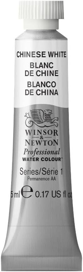 Winsor & Newton Professional Water Colour Paint, 0.17-oz Tube, Chinese White
