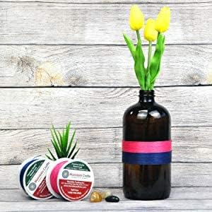 Mandala Crafts 1mm 109 Yards Kelly Green Cotton Waxed Cord for Jewelry Making Bracelet Cord Waxed String - Beading String Thread Jewelry Cords for Necklaces String