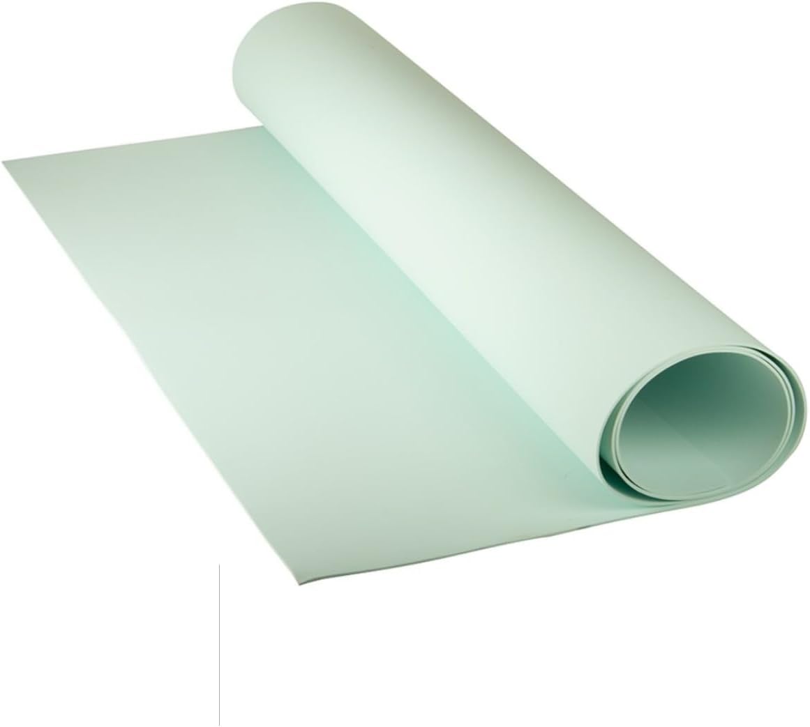 LotusFoam Large 3mm EVA Foam Sheet - 44"x 85" High Density Foam 130 kg/m3 for Cosplay, Costumes, Crafts, Flooring, Outdoor Use - 35 Colors (Sea Green) - Sea Green