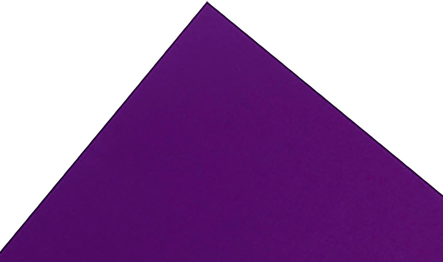 PA Paper Accents Stash Builder Cardstock 8.5" x 11" Purple Majesty, 65lb colored cardstock paper for card making, scrapbooking, printing, quilling and crafts, 25 piece pack