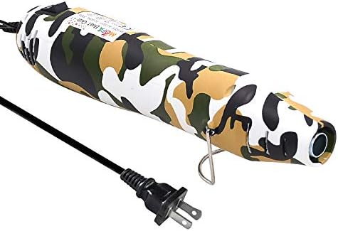 mofa Resin Heat gun,6.6ft Cable 300W Heat Gun for Crafts,Acrylic Paint Dryer Multi-Purpose Electric Heating Nozzle (Camo)