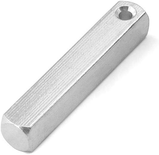 ImpressArt - Premium Metal Stamping Rectangle Blanks for Metal Stamping and Jewelry Making (24 Pack) (1 1/2" x 1/4" 3D Rectangle, Aluminum)