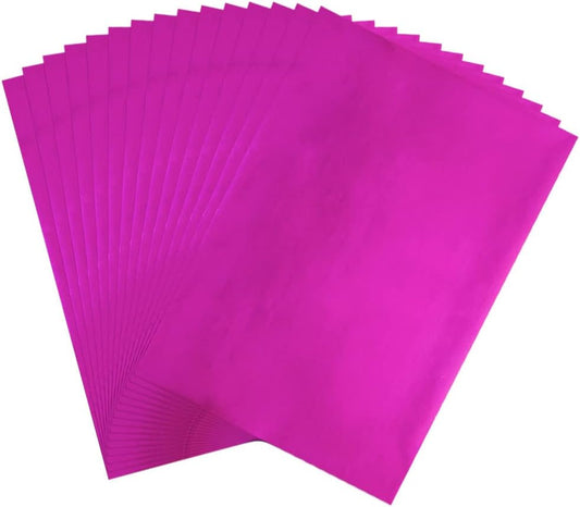 50 Sheets Toner Reactive Foil Sheet for Crafts Paper Holographic Heat Transfer Craft Foil Paper for Scrapbooking Stamping Cardstock Heat Transfer DIY Crafts Accessories 7.9 x 11.4inch