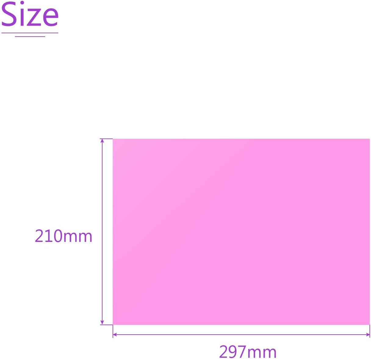 DMiotech 10Pcs Correction Gel Light Filter Overlay Transparent Plastic PVC Sheets Pink for Photo，Film,Video