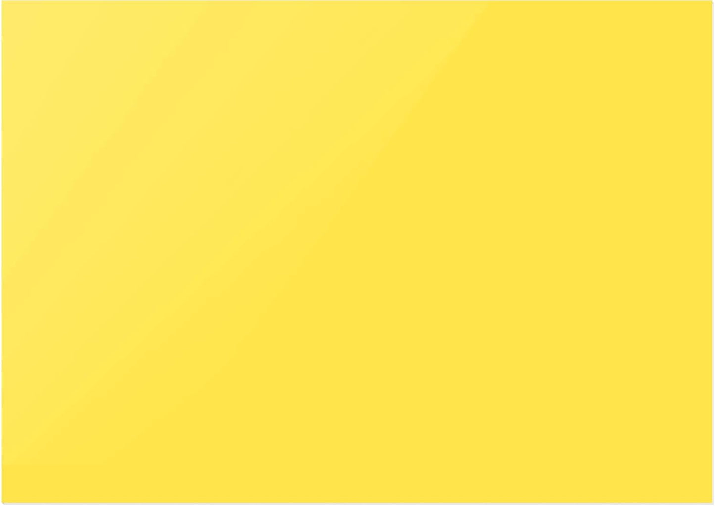 uxcell 4Pcs A4 Gel Light Lighting Filter Overlay Transparent Color Correction Plastic Vinyl PVC Sheets Photography Television Yellow,0.3mm