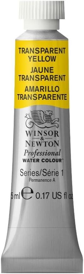 Winsor & Newton Professional Water Colour Paint, 0.17-oz Tube, Transparent Yellow