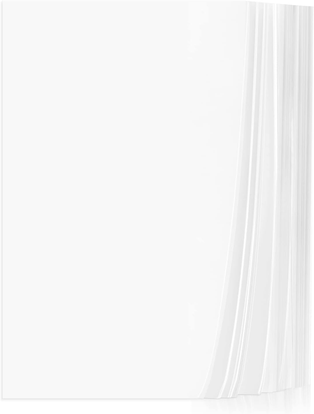 Vellum Paper, Cridoz 115GSM Transparent Vellum 8.5 x 11 Translucent Clear Printable Tracing Paper for Printing Invitation Cards