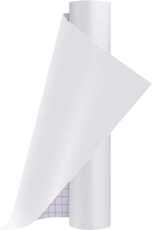 Ant Smart Adhesive Permanent Vinyl Compatible with Cricut Explore and Maker Series Without Cutting Mats, Create DIY Projects, Decals, Stickers & More (Matte Ivory White, 13inch x 5ft)