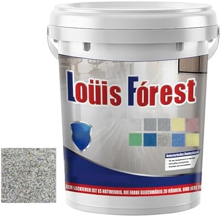 Louis Forest Epoxy Floor Paint, High-Gloss Marble Effect Epoxy Floor Coating (Colorful,1pcs)