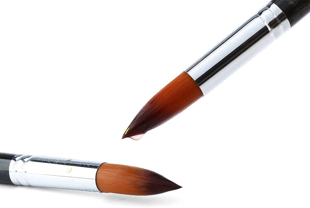 Transon 13pcs Round Paint Brush Set Synthetic Bristle Complete Round Brush Set for Watercolor Acrylic Gouache Ink Tempera