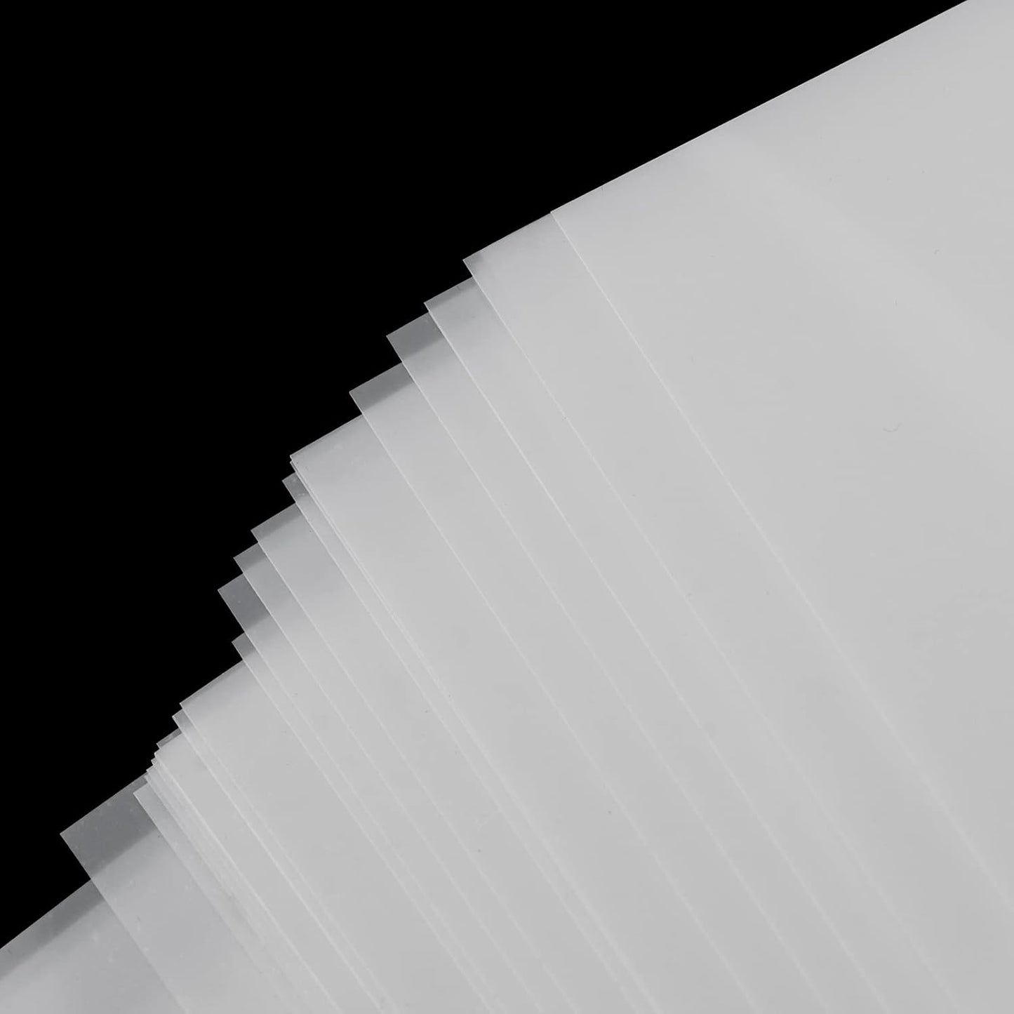 HOIGON 50 PCS 7.4 Mil Mylar Stencil Sheets,12 x 12 Inch Blank Clear Stencil Templates, Mylar Sheets for Arts, Crafts, Make Your Own Stencils