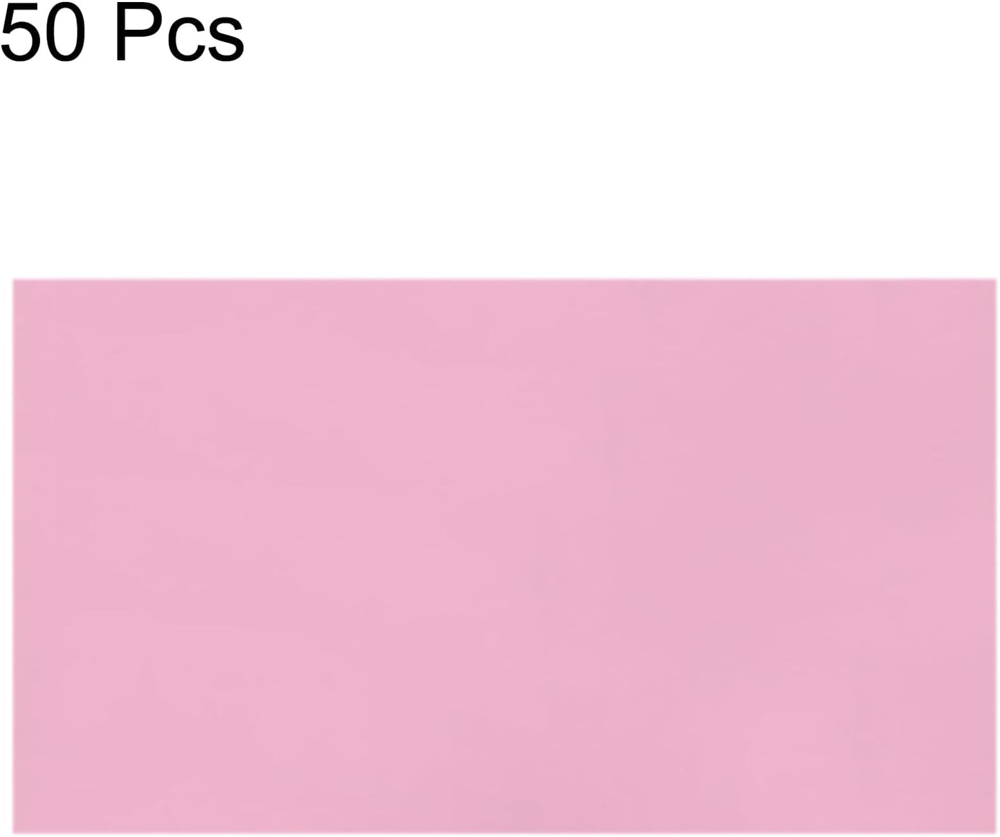 MECCANIXITY 50 Sheets Pink Heat Reactive Foil, 20x29cm Toner Reactive Foil Transfer Sheets for Crafts, Gift Wrapping, Decorative Projects