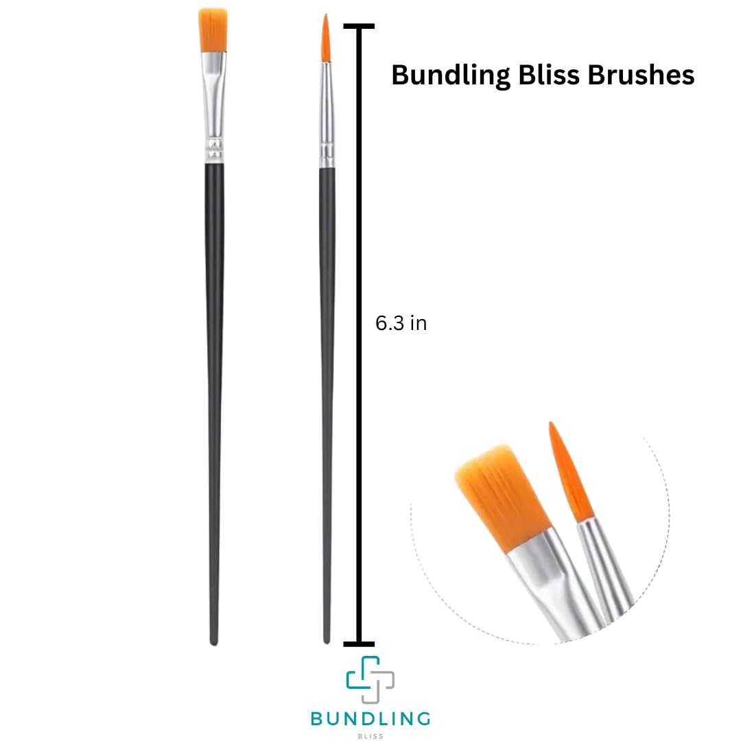 Pebeo Drawing Gum Masking Fluid 45ml – Quick-Dry, Easy-Peel for Watercolor & Painting – Includes Bundling Bliss Applicator Tip & Brushes (3-Piece Set)