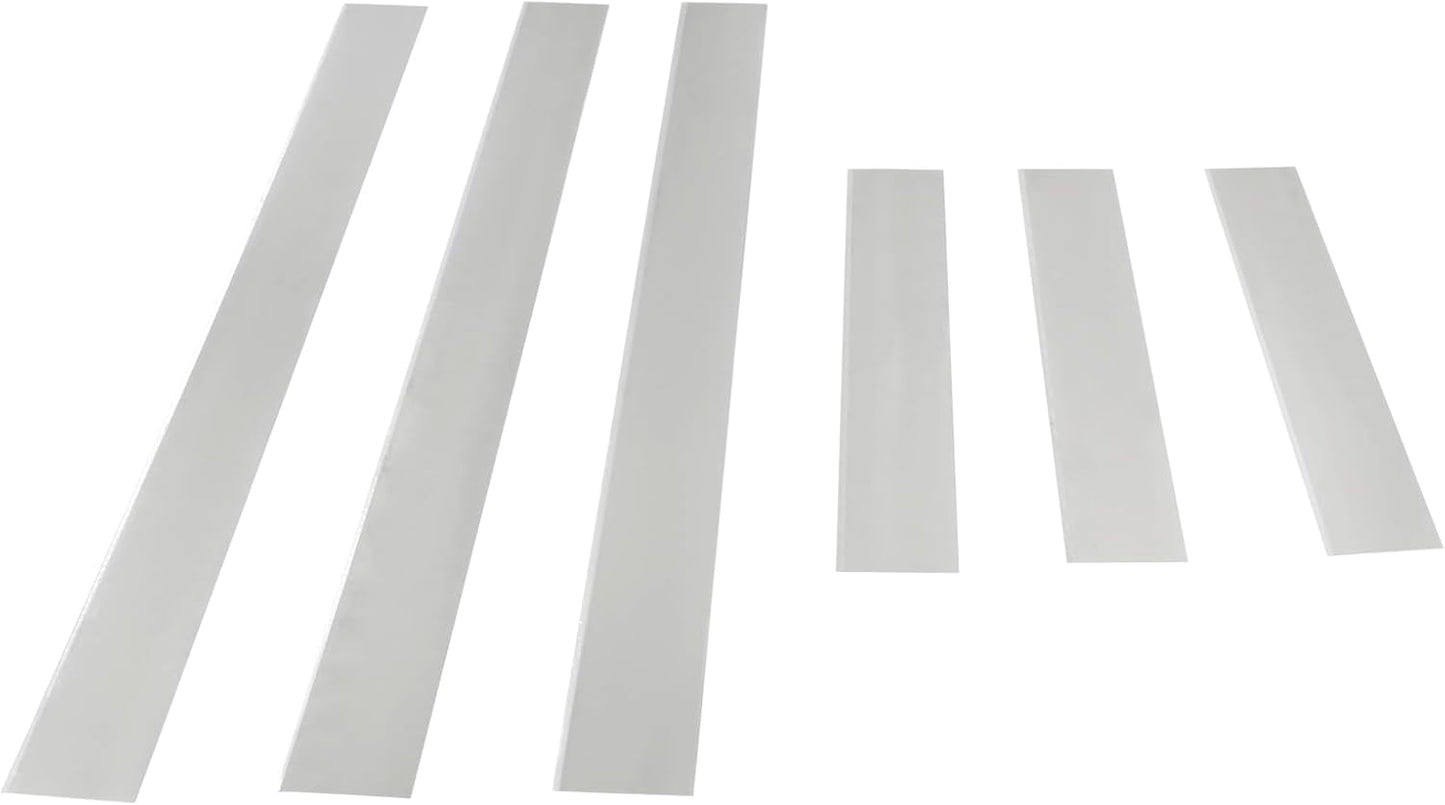 Litoexpe 6pcs Polymer Clay Cutters, Carbon Steel Clay Slicer Blade Set, Flexible Polymer Clay Cutting Slicing Tools for Clay DIY, Sculpting Modelling （Straight）