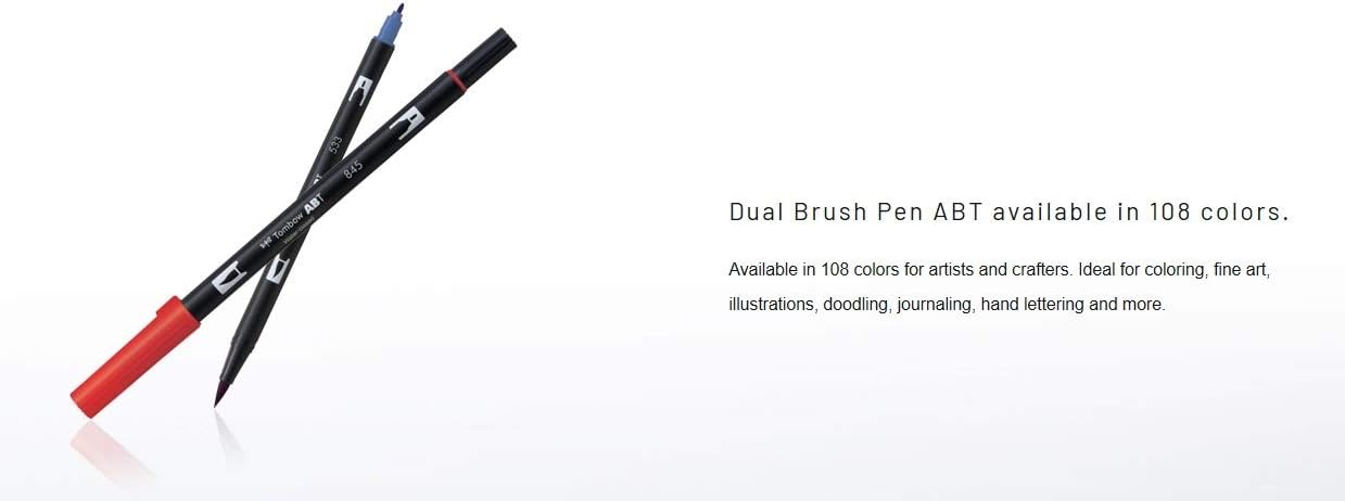 Tombow Dual Brush Pen Art Markers (10-Pack, Celebration)