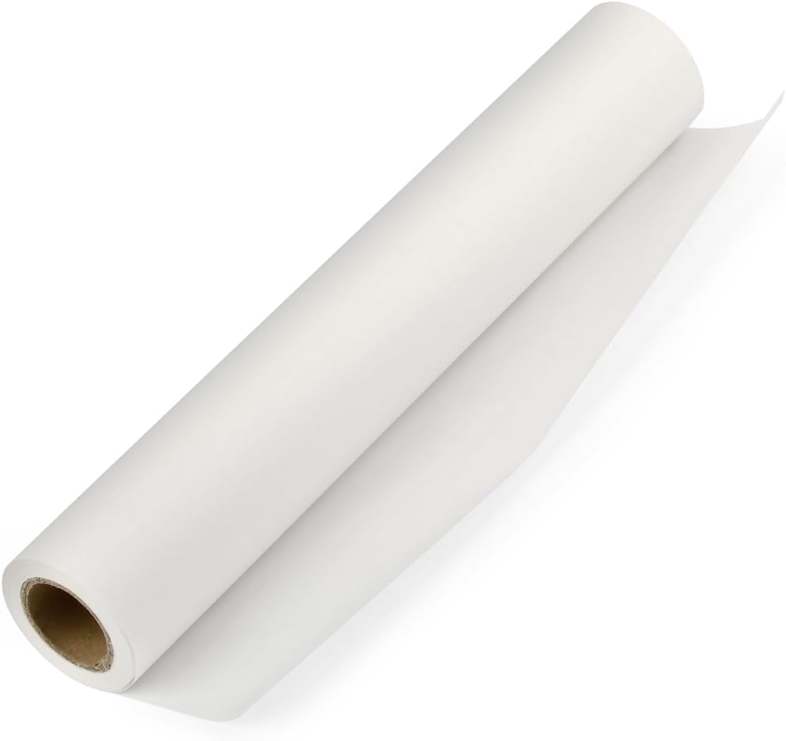 TIMESETL Tracing Paper Roll 14.7in x 55yd Trace Paper White Tracing Paper for Drawing Translucent Trace Paper Roll for Sewing Pattern Paper for Trace, Drawing, Sketch, Craft