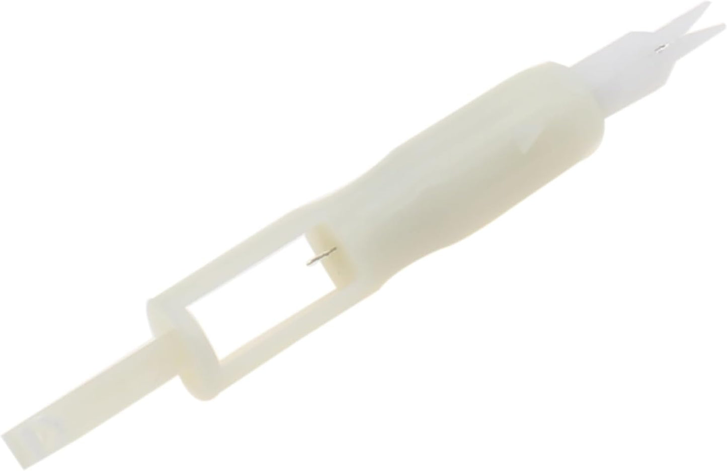 OZXNO 1pcs Household Sewing Needle Inserter Plastic Needle Threading Tool Sewing Machine Automatic Needle Threader (White)