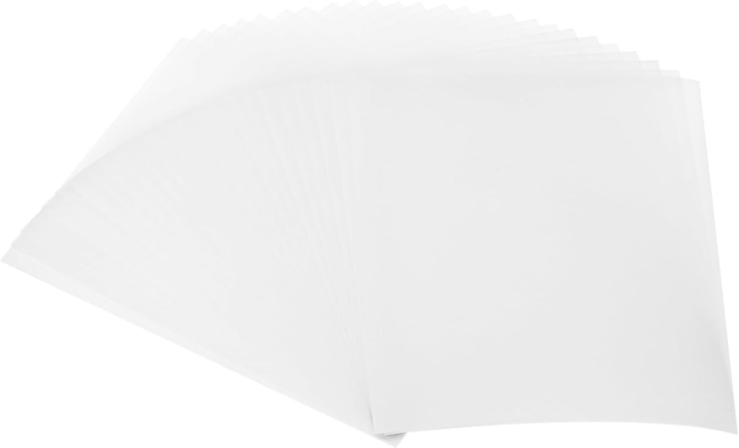 PATIKIL 30 Sheets Vellum Paper 8.5x11inches, Printable Translucent Paper 100GSM Colored for Invitations Laser Inkjet Printing Card Making Crafting Wedding Tracing, White